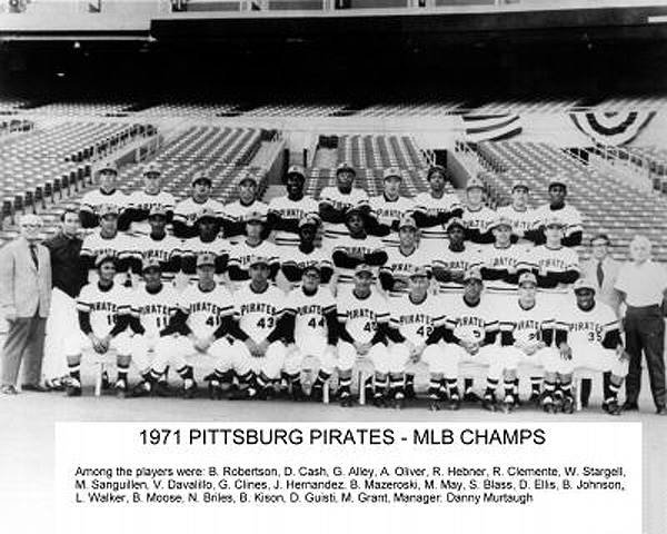  1971 Pirates Team Photo