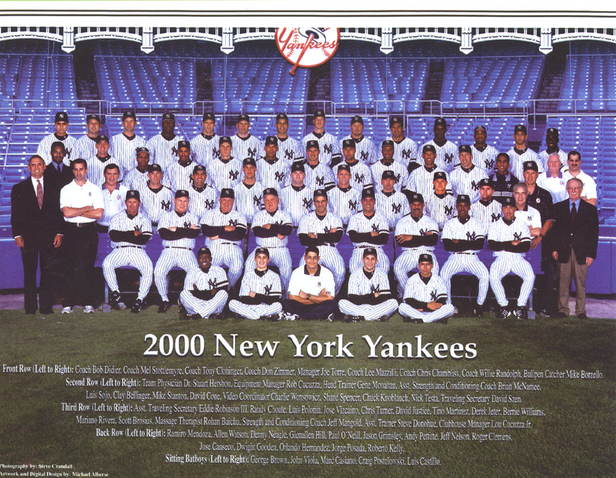 TheDeadballEra.com :: 2000 YANKEES TEAM PHOTO